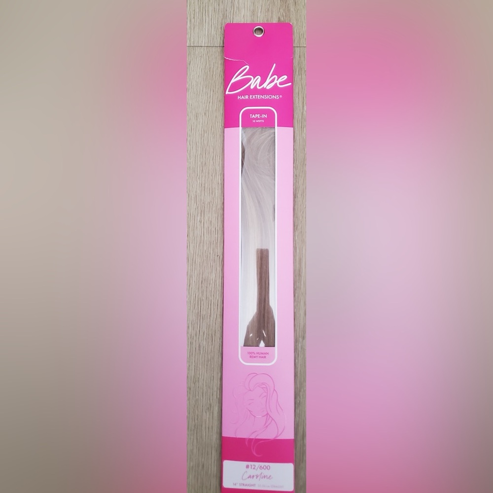 Brand new 14" Straight Tape-In Babe Hair Extensions 12/600 Caroline